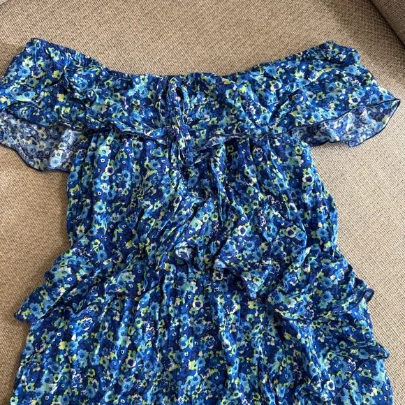 Zara Off the Shoulder Romper Dress - Picture 3 of 10